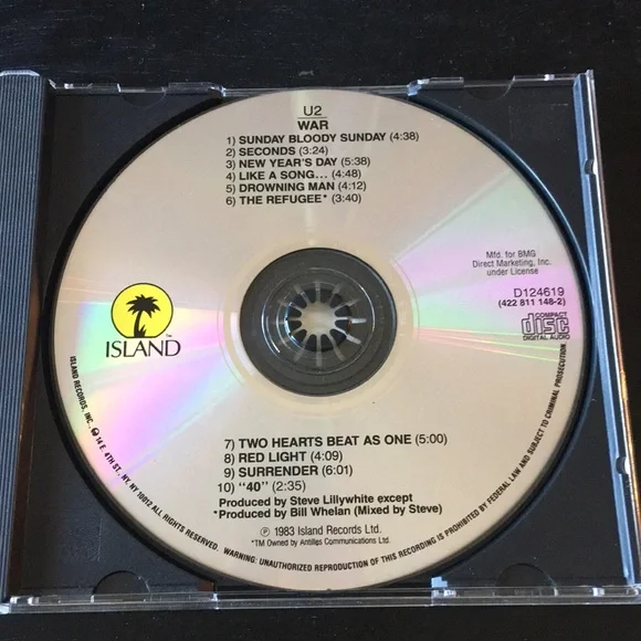 U2 // WAR (CD) - Picture 2 of 3